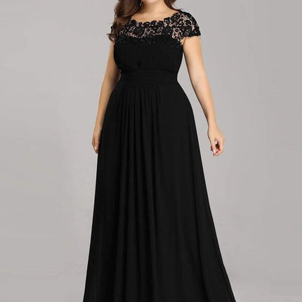 Josephine | Fitted Lace Cap Sleeve Bridesmaid Dress