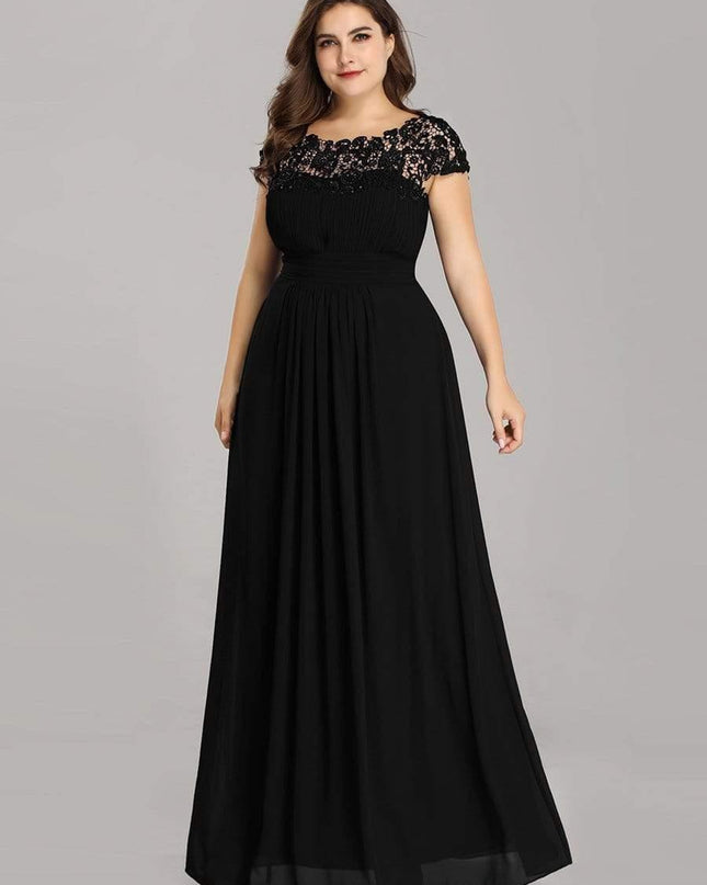 Josephine | Fitted Lace Cap Sleeve Bridesmaid Dress