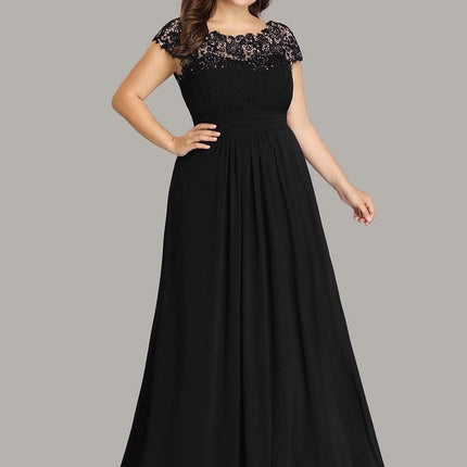 Josephine | Fitted Lace Cap Sleeve Bridesmaid Dress