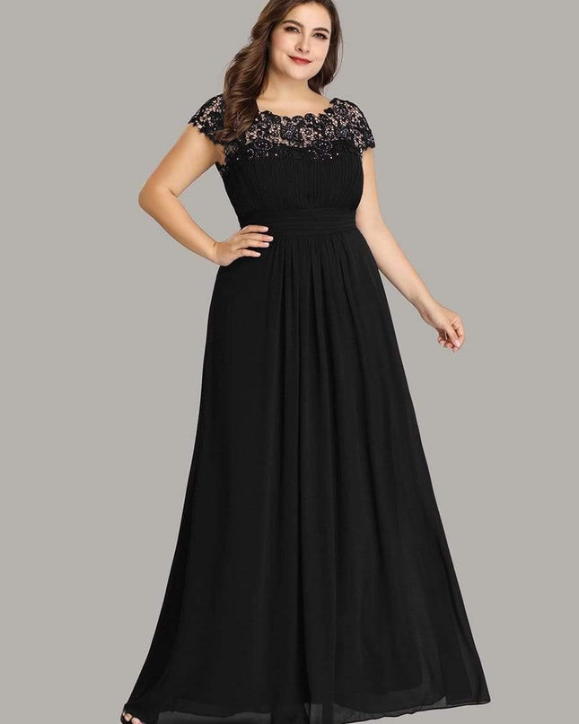 Josephine | Fitted Lace Cap Sleeve Bridesmaid Dress