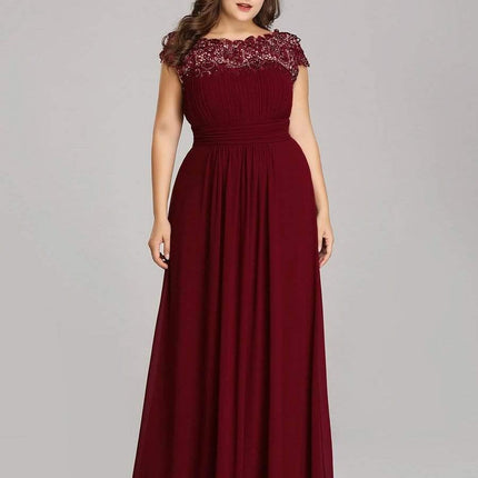 Josephine | Fitted Lace Cap Sleeve Bridesmaid Dress