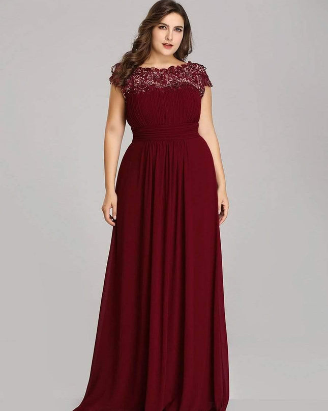 Josephine | Fitted Lace Cap Sleeve Bridesmaid Dress