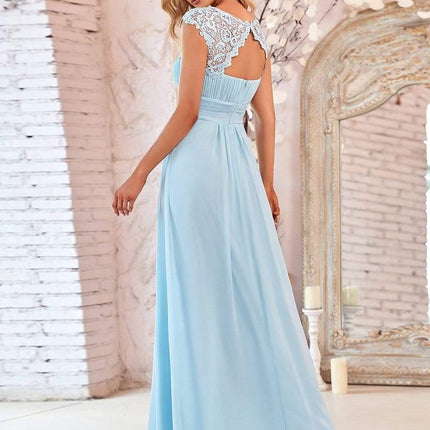 Josephine | Fitted Lace Cap Sleeve Bridesmaid Dress