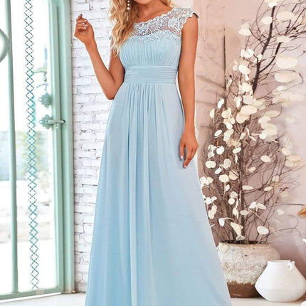 Josephine | Fitted Lace Cap Sleeve Bridesmaid Dress