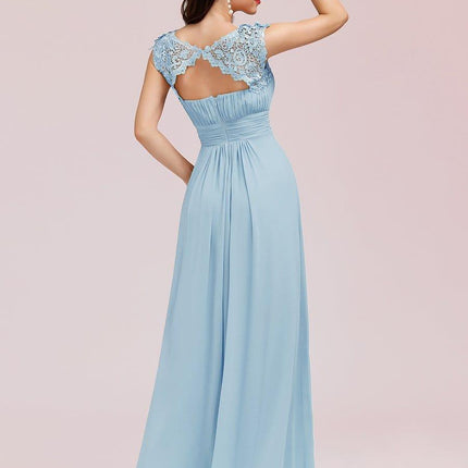 Josephine | Fitted Lace Cap Sleeve Bridesmaid Dress
