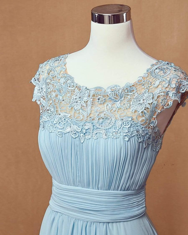 Josephine | Fitted Lace Cap Sleeve Bridesmaid Dress