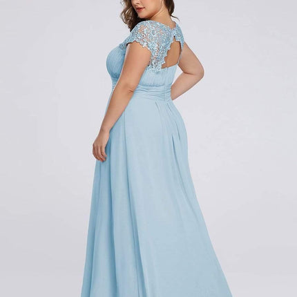 Josephine | Fitted Lace Cap Sleeve Bridesmaid Dress