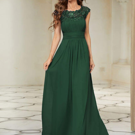Josephine | Fitted Lace Cap Sleeve Bridesmaid Dress