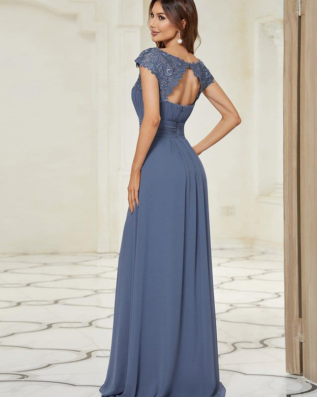 Josephine | Fitted Lace Cap Sleeve Bridesmaid Dress