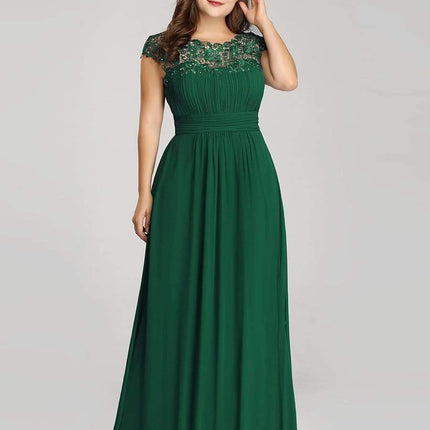 Josephine | Fitted Lace Cap Sleeve Bridesmaid Dress