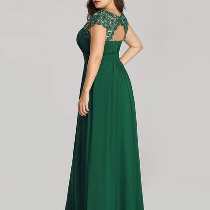 Josephine | Fitted Lace Cap Sleeve Bridesmaid Dress