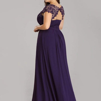 Josephine | Fitted Lace Cap Sleeve Bridesmaid Dress
