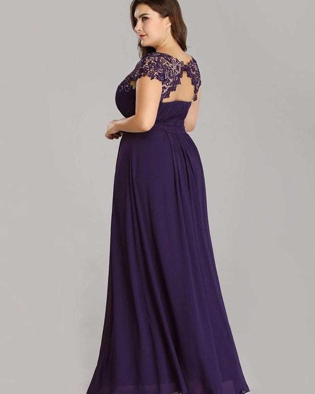 Josephine | Fitted Lace Cap Sleeve Bridesmaid Dress