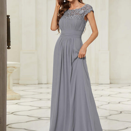 Josephine | Fitted Lace Cap Sleeve Bridesmaid Dress