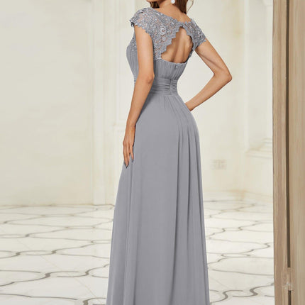 Josephine | Fitted Lace Cap Sleeve Bridesmaid Dress