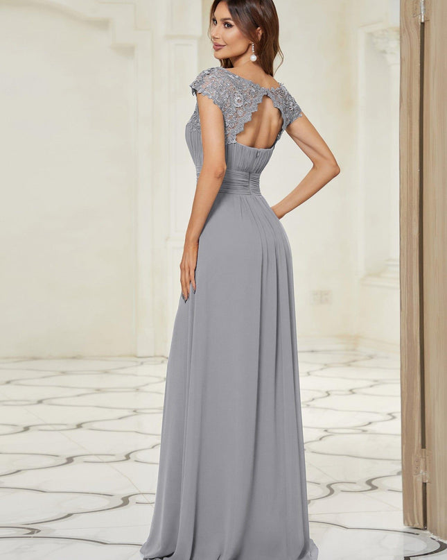 Josephine | Fitted Lace Cap Sleeve Bridesmaid Dress
