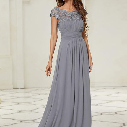 Josephine | Fitted Lace Cap Sleeve Bridesmaid Dress