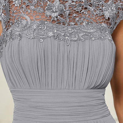 Josephine | Fitted Lace Cap Sleeve Bridesmaid Dress