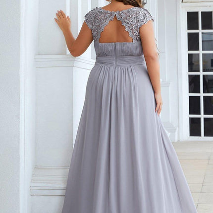 Josephine | Fitted Lace Cap Sleeve Bridesmaid Dress