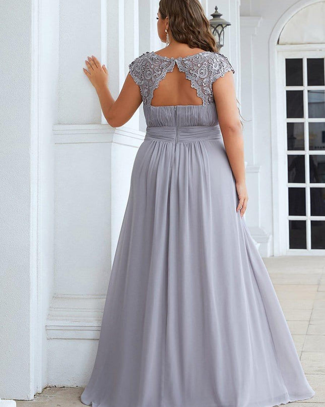 Josephine | Fitted Lace Cap Sleeve Bridesmaid Dress