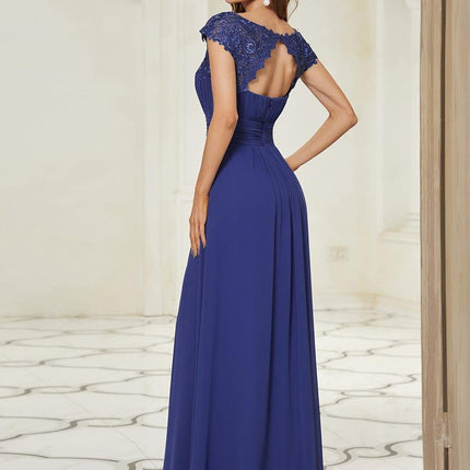 Josephine | Fitted Lace Cap Sleeve Bridesmaid Dress