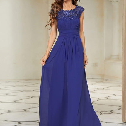 Josephine | Fitted Lace Cap Sleeve Bridesmaid Dress