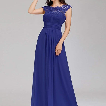 Josephine | Fitted Lace Cap Sleeve Bridesmaid Dress