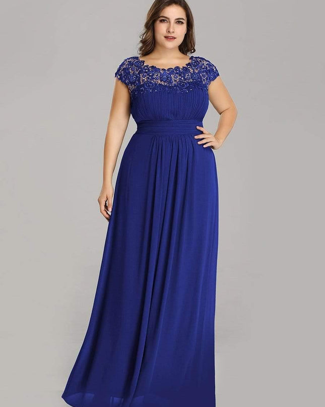 Josephine | Fitted Lace Cap Sleeve Bridesmaid Dress