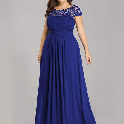 Josephine | Fitted Lace Cap Sleeve Bridesmaid Dress