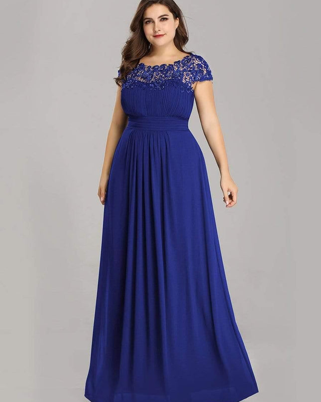 Josephine | Fitted Lace Cap Sleeve Bridesmaid Dress
