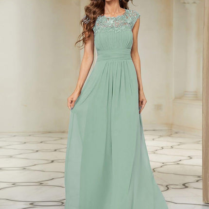 Josephine | Fitted Lace Cap Sleeve Bridesmaid Dress
