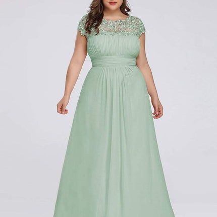 Josephine | Fitted Lace Cap Sleeve Bridesmaid Dress