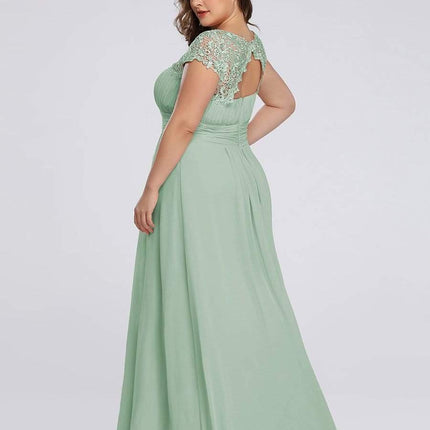 Josephine | Fitted Lace Cap Sleeve Bridesmaid Dress
