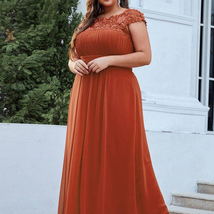 Josephine | Fitted Lace Cap Sleeve Bridesmaid Dress