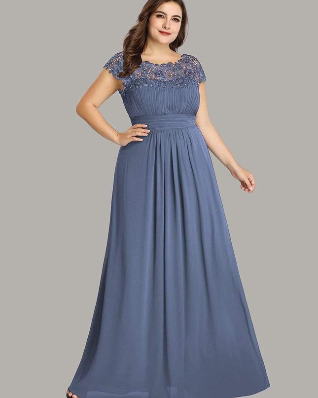 Josephine | Fitted Lace Cap Sleeve Bridesmaid Dress