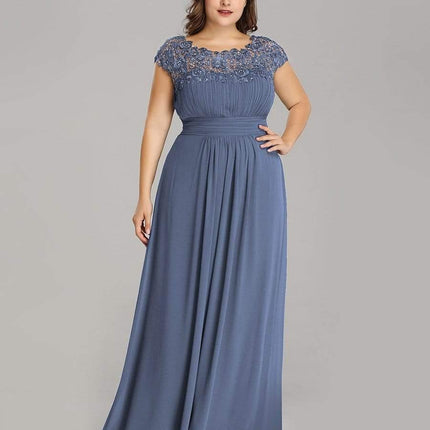 Josephine | Fitted Lace Cap Sleeve Bridesmaid Dress
