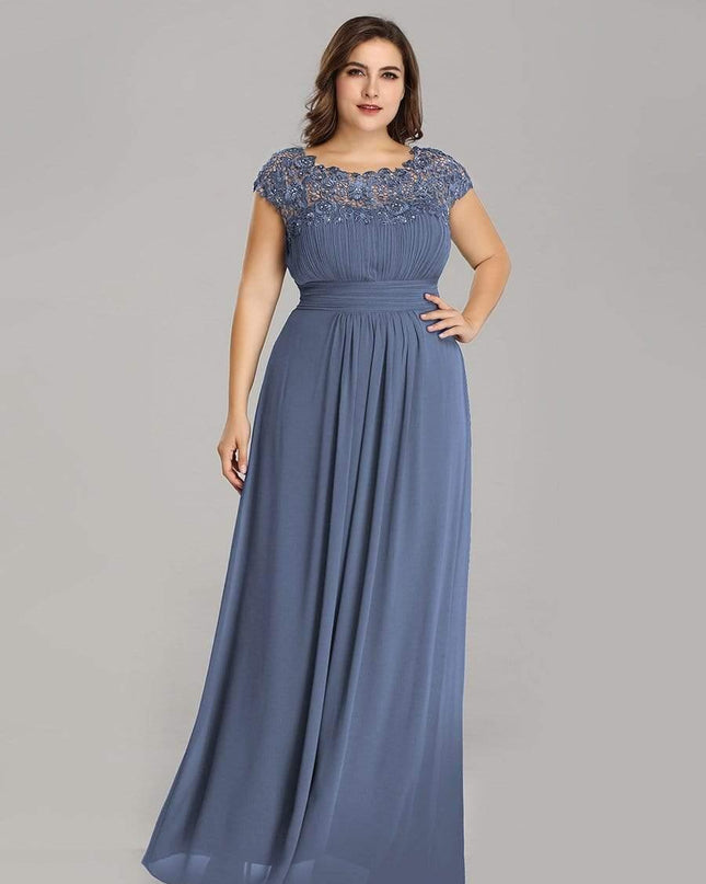 Josephine | Fitted Lace Cap Sleeve Bridesmaid Dress