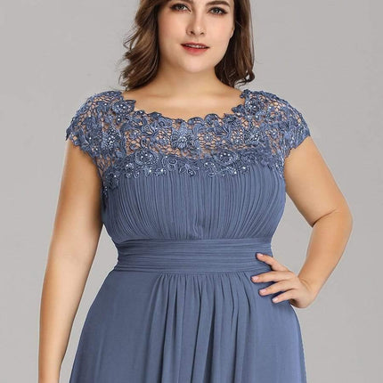 Josephine | Fitted Lace Cap Sleeve Bridesmaid Dress
