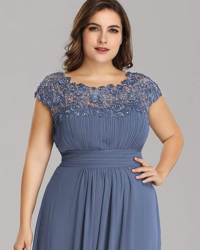 Josephine | Fitted Lace Cap Sleeve Bridesmaid Dress