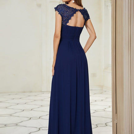 Josephine | Fitted Lace Cap Sleeve Bridesmaid Dress