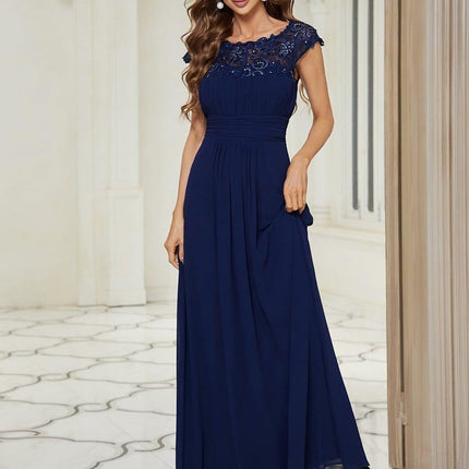 Josephine | Fitted Lace Cap Sleeve Bridesmaid Dress