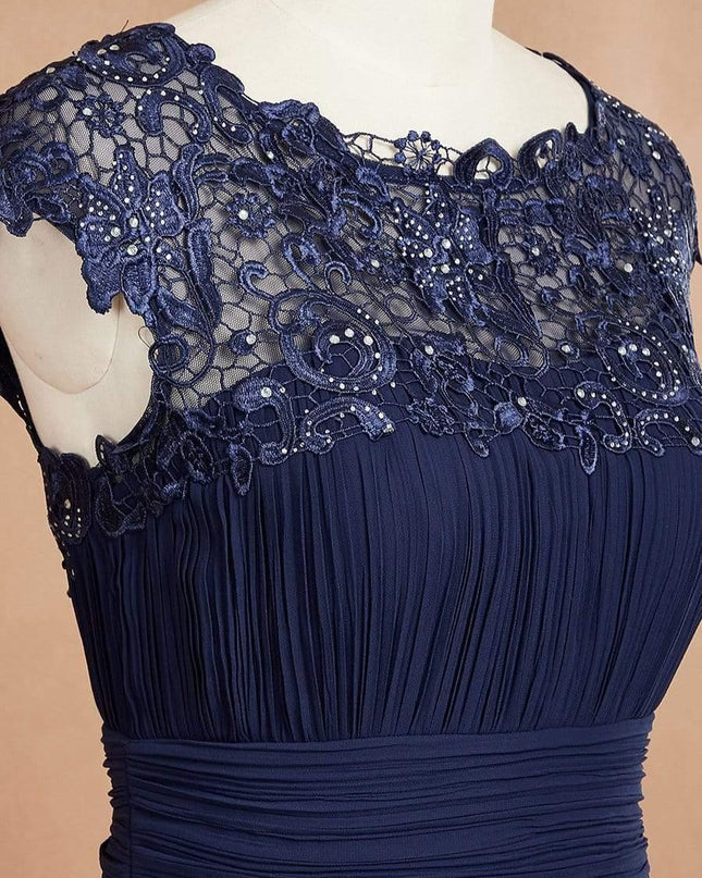 Josephine | Fitted Lace Cap Sleeve Bridesmaid Dress