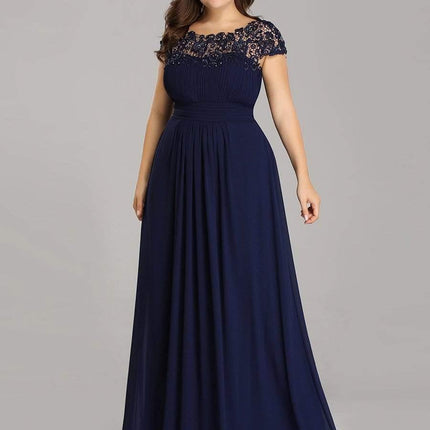 Josephine | Fitted Lace Cap Sleeve Bridesmaid Dress