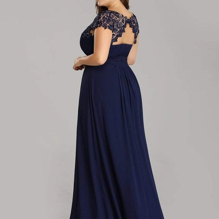 Josephine | Fitted Lace Cap Sleeve Bridesmaid Dress