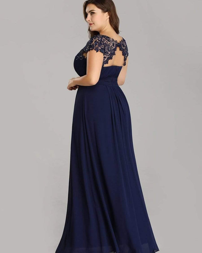 Josephine | Fitted Lace Cap Sleeve Bridesmaid Dress
