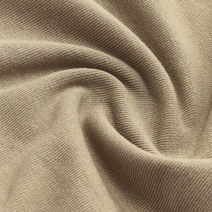 Jovana | Ribbed Knit Asymmetric Long Sleeve T-Shirt