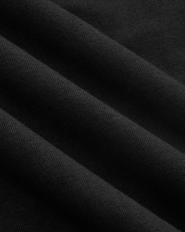 Jovana | Ribbed Knit Asymmetric Long Sleeve T-Shirt