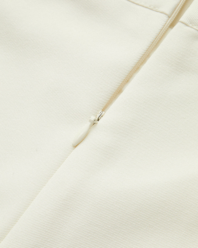 Kendall | Slim Fit Mini Skort With Belt