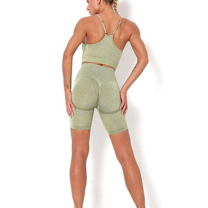 Apex | Seamless Shorts for Women – Sleek Performance - Dark Khaki