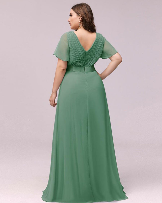 Larissa | Empire Waist Flutter Sleeve Bridesmaid Dress